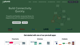 What Jsplumbtoolkit.com website looks like in 2024 