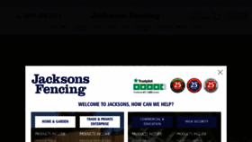 What Jacksons-fencing.co.uk website looks like in 2024 