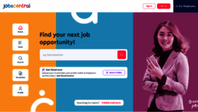 What Jobscentral.com.sg website looks like in 2024 