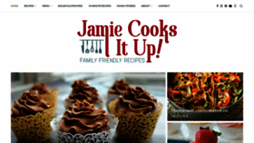 What Jamiecooksitup.net website looks like in 2024 