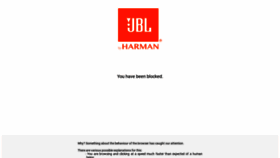 What Jbl.com website looks like in 2024 