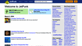 What Jetpunk.com website looks like in 2024 