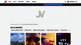 What Jeuxvideo.com website looks like in 2024 