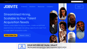 What Jobvite.com website looks like in 2024 