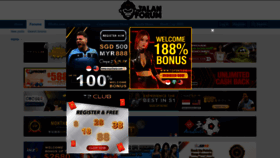 What Jalanforum.com website looks like in 2024 