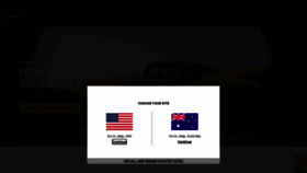 What Jeep.com.au website looks like in 2024 