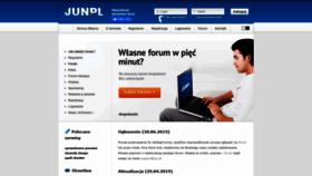What Jun.pl website looks like in 2024 
