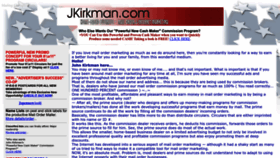 What Jkirkman.com website looks like in 2024 