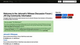 What Jehovahs-witness.com website looks like in 2024 