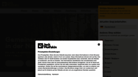 What Jack-wolfskin.de website looks like in 2024 