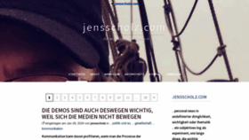 What Jensscholz.com website looks like in 2024 