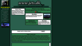 What Jets.dk website looks like in 2024 