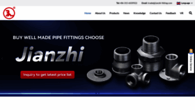 What Jianzhi-fittings.net website looks like in 2024 