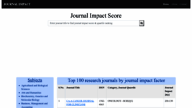 What Journalimpact.org website looks like in 2024 