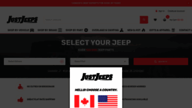 What Justjeeps.com website looks like in 2024 