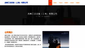 What Jiefenglinhe.com website looks like in 2024 