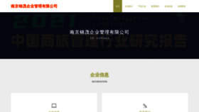 What Jinmaonanjing.com website looks like in 2024 
