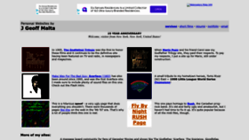 What Jgeoff.com website looked like in 2024 (1 year ago)