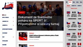 What Juniorworldcup.cz website looks like in 2024 