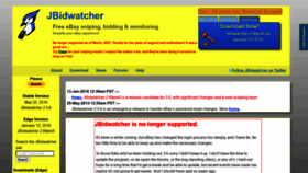 What Jbidwatcher.com website looks like in 2024 