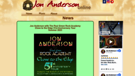 What Jonanderson.com website looks like in 2024 