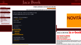 What Jacabook.it website looks like in 2024 