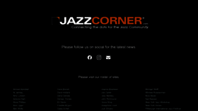 What Jazzcorner.com website looks like in 2024 