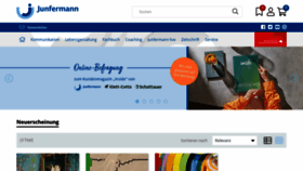 What Junfermann.de website looks like in 2024 