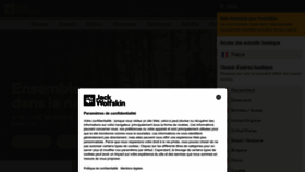 What Jack-wolfskin.fr website looks like in 2024 