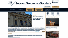 What Jss.fr website looked like in 2024 (1 year ago)
