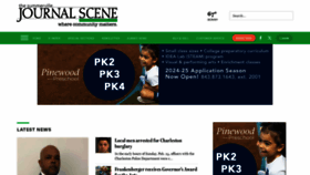 What Journalscene.com website looks like in 2024 