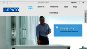 What J-spato.com website looked like in 2024 (1 year ago)