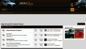 What Jeepkj.com website looks like in 2024 