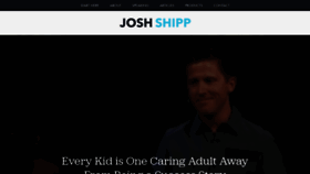 What Joshshipp.com website looks like in 2024 