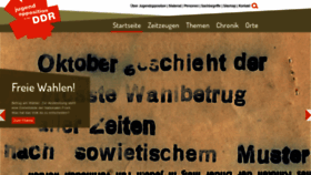What Jugendopposition.de website looks like in 2024 