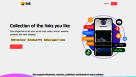 What Joy.link website looks like in 2024 