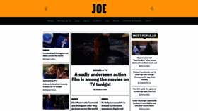 What Joe.ie website looks like in 2024 