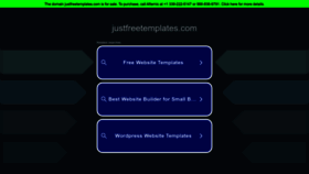 What Justfreetemplates.com website looks like in 2024 