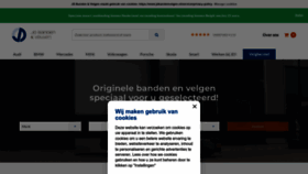 What Jdbandenvelgen.nl website looks like in 2024 