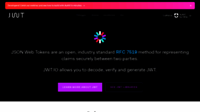 What Jwt.io website looks like in 2024 