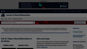 What Jneuroinflammation.com website looks like in 2024 