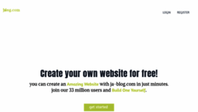 What Ja-blog.com website looks like in 2024 