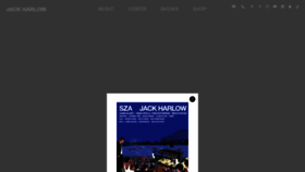 What Jackharlow.us website looks like in 2024 