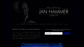 What Janhammer.com website looks like in 2024 