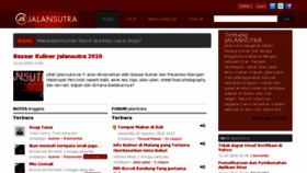 What Jalansutra.or.id website looked like in 2011 (13 years ago)