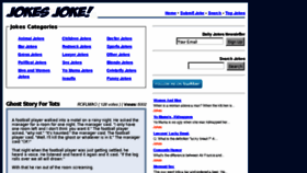 What Jokesjoke.com website looked like in 2011 (13 years ago)