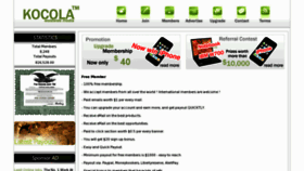 What Kocola.com website looked like in 2011 (12 years ago)