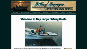 What Keylargofishingboats.com website looked like in 2011 (12 years ago)