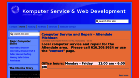 What Komputerservice.com website looked like in 2011 (12 years ago)