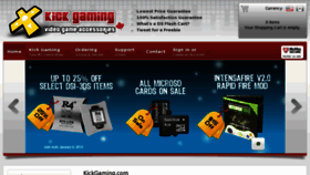 What Kickgaming.com website looked like in 2012 (12 years ago)